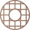 Ekena Millwork O'Neal Wood Fretwork Pierced Ceiling Medallion, Wood (Paint Grade), 30"OD x 10 7/8"ID x 3/8"T CMWP30X30X0375ONMF - alternate 3